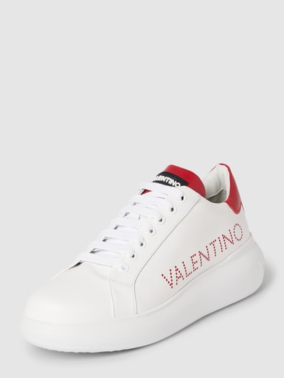 Valentino Sneaker aus Leder mit Kontrastbesätzen Modell 'BOUNCE' Weiss 1