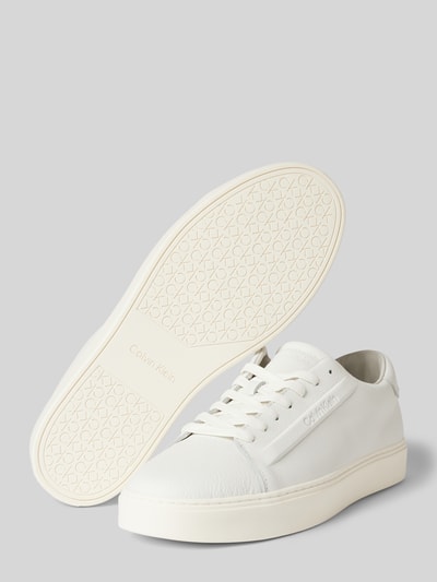 CK Calvin Klein Sneaker aus Leder Weiss 3