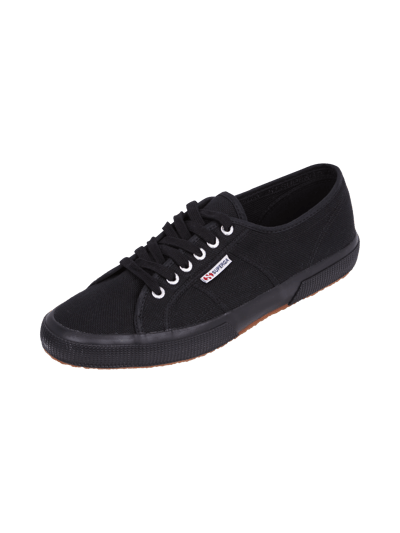 Superga Sneaker aus strukturiertem Canvas Black 1