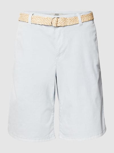 Esprit Shorts mit Gürtel Hellblau 2