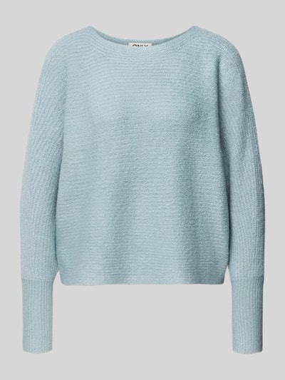ONLY Regular Fit Strickpullover mit Fledermausärmel Modell 'DANIELLA' Ocean Melange 2