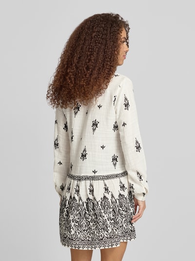 ONLY Tuniek vrijetijdsjurk van mix van katoen, viscose en modal model 'ALMA' Wit - 5