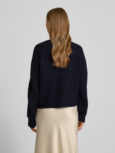 Christian Berg Woman Selection Regular fit jack met ronde hals Marineblauw - 5