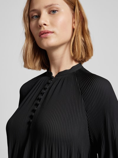 Lauren Ralph Lauren Blouse met plissévouwen, model 'VERSILLA' Zwart - 3