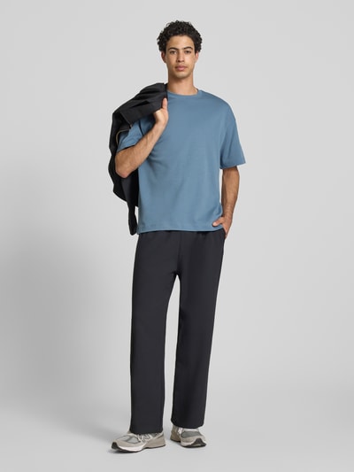 JACK & JONES T-Shirt mit Rundhalsausschnitt Modell 'BARRON' Jeansblau 1