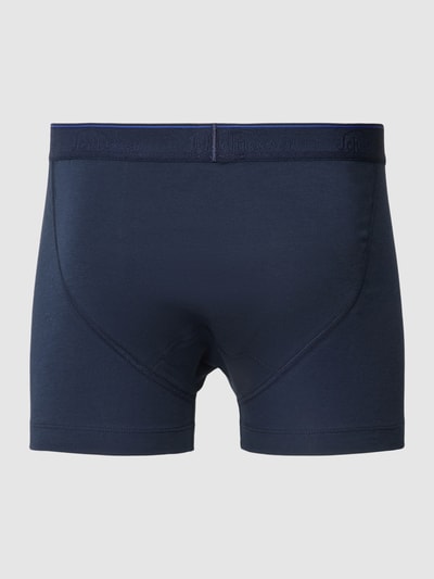 Schiesser Boxershort met labeldetail, model 'REVIVAL' Donkerblauw - 3