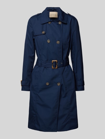 Soyaconcept Trenchcoat mit Leistentaschen Dunkelblau 2