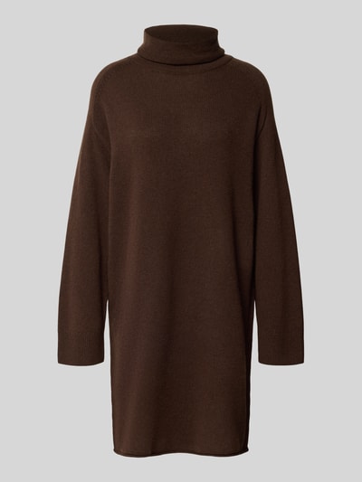 Marc O'Polo Sukienka o lejącym kroju z dzianiny z mieszanki wełny Średniobrązowy 2