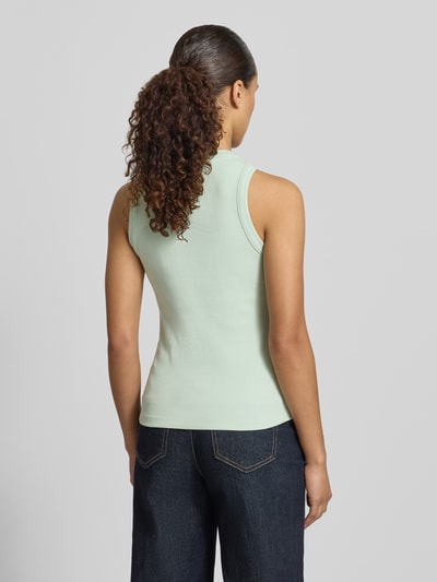 Tom Tailor Denim Slim Fit Top in Rippstrickoptik Hellgruen 5