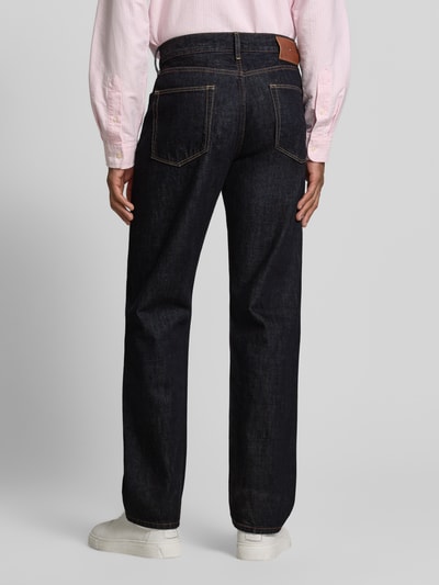 Tommy Hilfiger Straight Fit Jeans aus reiner Baumwolle Modell 'DOVER' Dunkelblau 5
