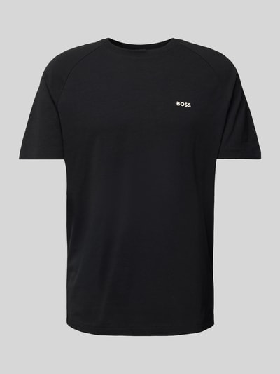 BOSS Green T-Shirt mit Label-Print Black 2