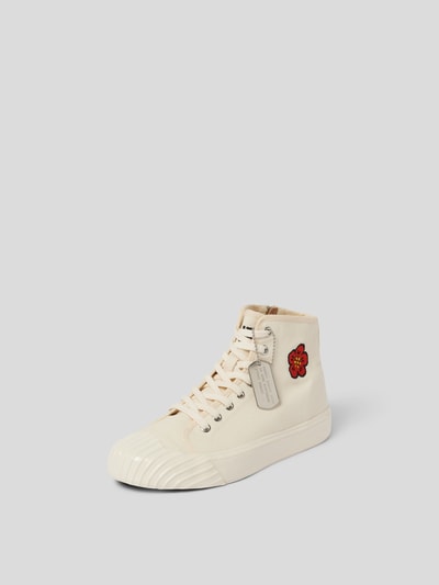 Kenzo High-Top-Sneaker mit Motiv-Stitching Ecru 2