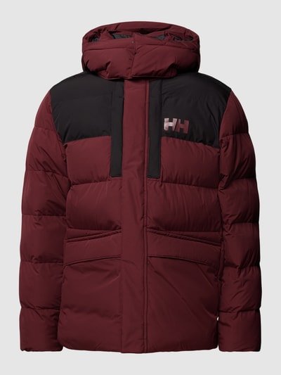 Helly Hansen Gewatteerd jack met labelprint, model 'EXPLORER' Bordeaux - 2