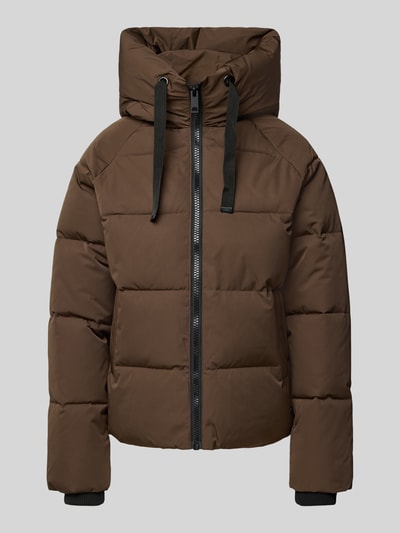 MSCH Copenhagen Steppjacke mit Kapuze Modell 'Pavinaria' Dunkelbraun 2