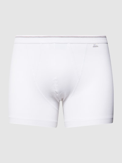 Schiesser Trunks mit Ziernähten Weiss 2