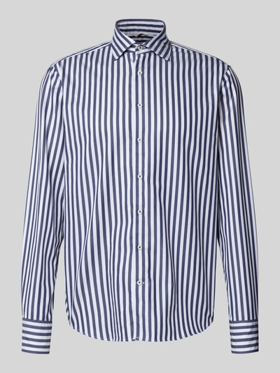 Stenstroms Regular Fit Freizeithemd mit Kentkragen Modell 'Casual' Dunkelblau 2
