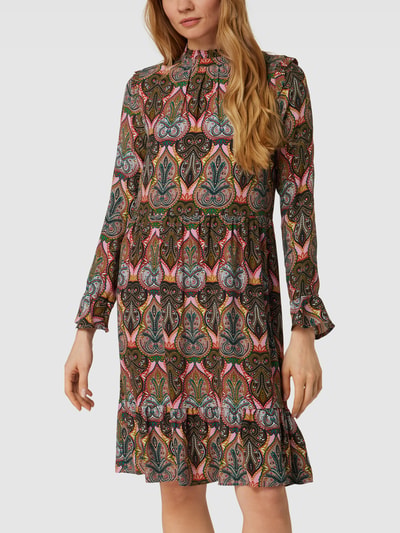 MORE & MORE Midikleid mit Paisley-Muster Rosa 4