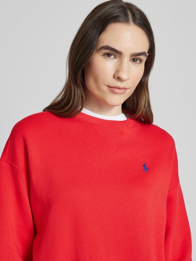 Polo Ralph Lauren Oversized Sweatshirt mit Label-Stitching Orange 3