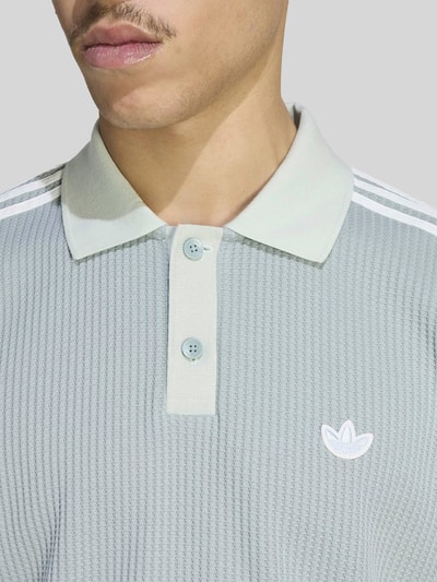 adidas Originals Relaxed Fit Poloshirt mit Baumwoll-Anteil Schilf 3