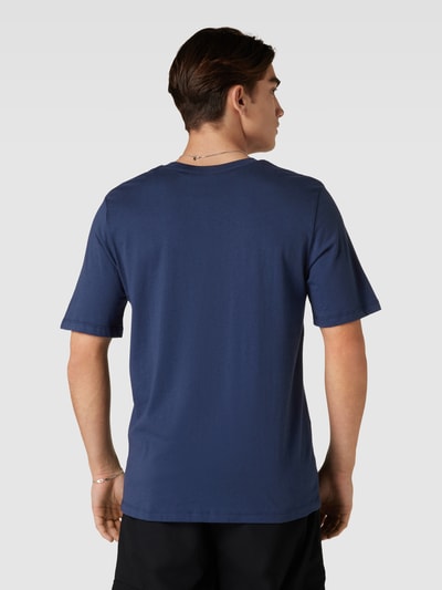 Jack & Jones T-shirt z nadrukiem z logo Ciemnoniebieski 5