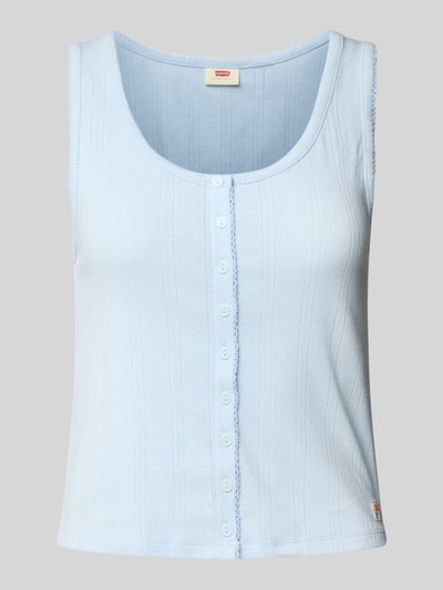 Levi's® Slim Fit Tank Top aus Baumwoll-Mix Modell 'DRY GOODS' Hellblau 2