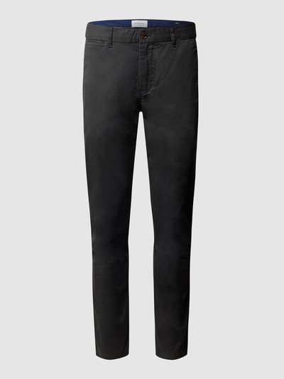 Scotch & Soda Super slim fit chino met stretch  Antraciet - 2