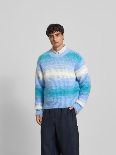 Kenzo Regular Fit Pullover aus Alpaka-Mix Hellblau 4