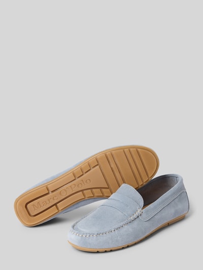Marc O'Polo Buty wsuwane z naturalnej skóry bydlęcej Jasnoniebieski 4