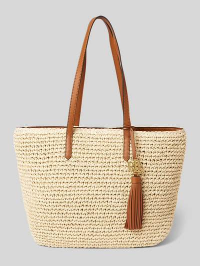 Lauren Ralph Lauren Shopper met labelapplicatie Zand - 2