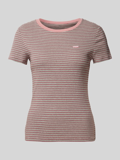 Levi's® T-shirt met labelmotief Lichtroze - 2