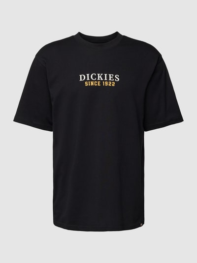 Dickies T-shirt met labelprint, model 'PARK' Zwart - 2