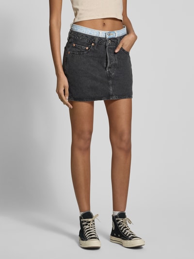 Levi's® Jeansrock im Double-Layer-Look Anthrazit 4