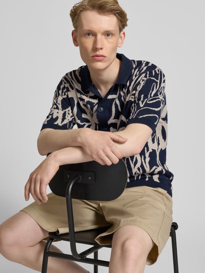 Only & Sons Freizeithemd mit Knopfleiste Modell 'KIMO' Dunkelblau 3