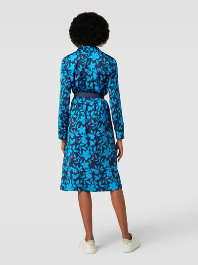 Christian Berg Woman Selection Midi-jurk met all-over bloemenprint Marineblauw - 5