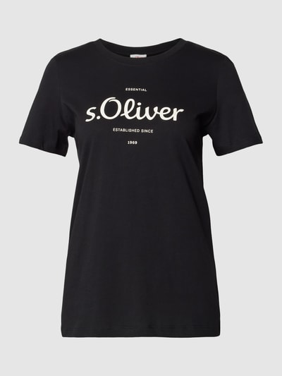 s.Oliver RED LABEL T-Shirt mit Label-Print Black 2