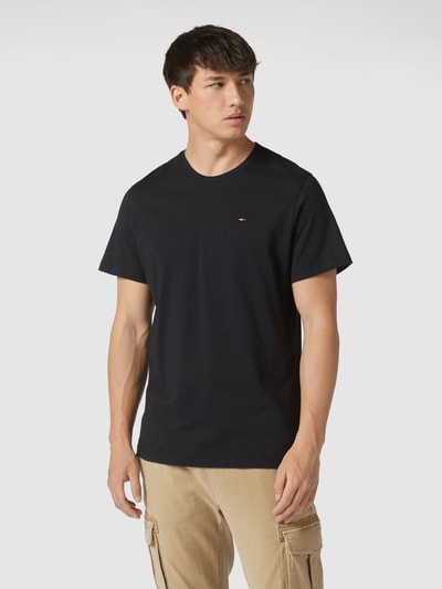 Tommy Jeans T-Shirt in Melange-Optik Black 4