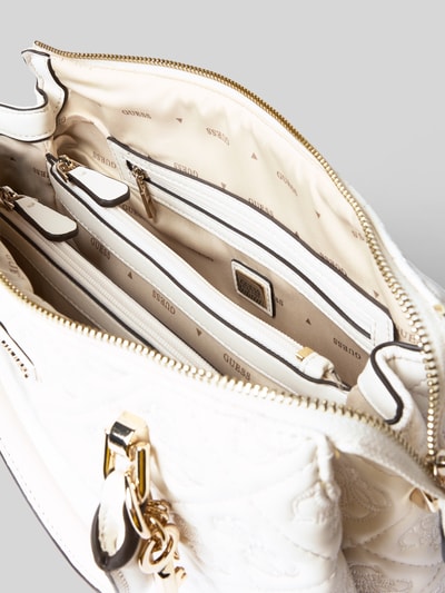 Guess Torebka z pikowaniem model ‘ADELASIA’ Écru 5