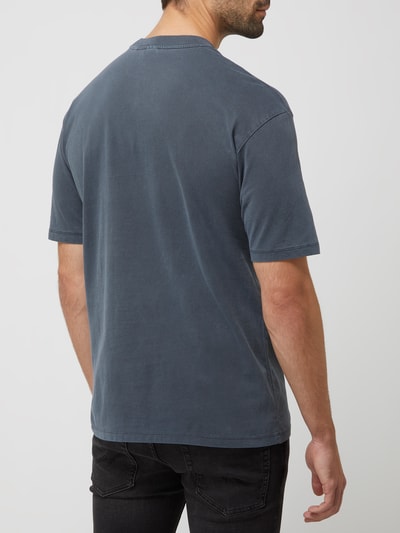 Only & Sons T-shirt van katoen, model 'Ron' Marineblauw - 5