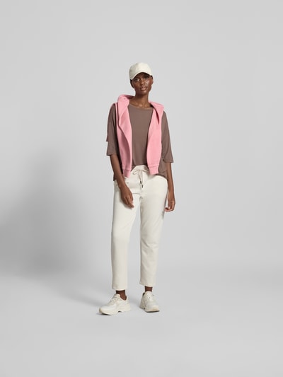 Juvia Slim Fit Sweathose mit Tunnelzug Ecru 1