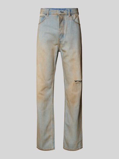 Hugo Blue Jeans met 5-pocketmodel, model 'Nate' Lichtblauw - 2