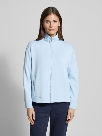 Christian Berg Woman Sweatjacke mit Leistentaschen Bleu 4