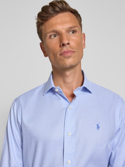 Polo Ralph Lauren Regular fit zakelijk overhemd met kentkraag Bleu - 3