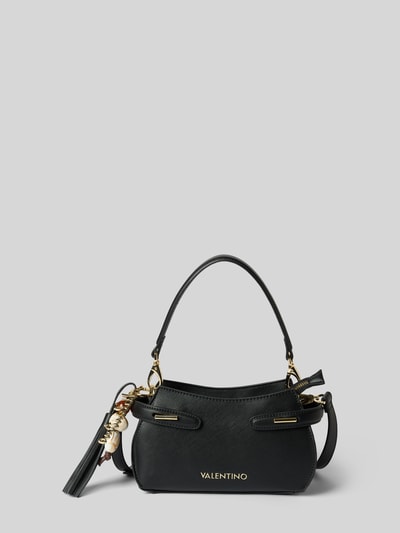 Produktfoto, schoudertas van Valentino Bags, Model 'NIVALIS RE', effen kleuren, structuur, labeldetail, ritssluiting, hoofdvak, ritsvak, steekvak, draagband, afneembare draaglus, afneembare schouderband