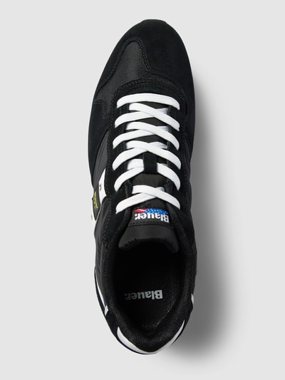 Blauer USA Sneakers met labeldetails, model 'QUEENS' Zwart - 3