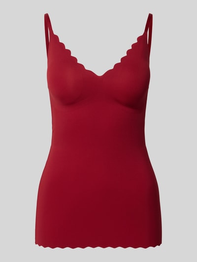 Skiny Top na ramiączkach z wyjmowanymi wkładkami Czerwony 1