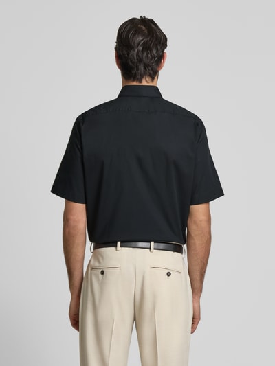 BOSS Business-Hemd mit 1/2-Arm und Kentkragen Modell 'Joe' Black 5