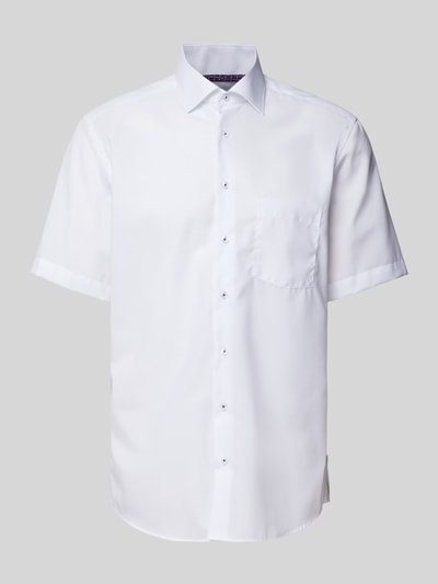 Eterna Koszula biznesowa o kroju regular fit z rękawem o dł. 1/2 Biały 2