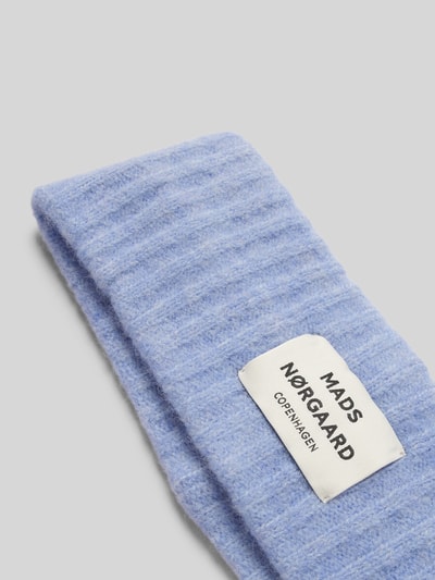 MADS NØRGAARD Stirnband mit Label-Detail Modell 'Tosca' Bleu 2