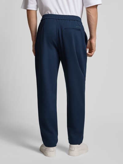 CK Calvin Klein Slim Tapered Fit Stoffhose mit Bundfalten Marine 5