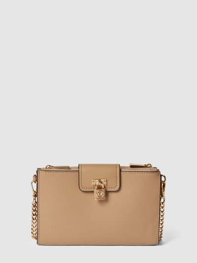 MICHAEL Michael Kors Schoudertas met labeldetails, model 'RUBY' Camel - 2